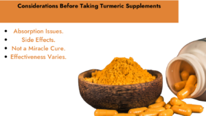 Considerations Before Taking Turmeric Supplements